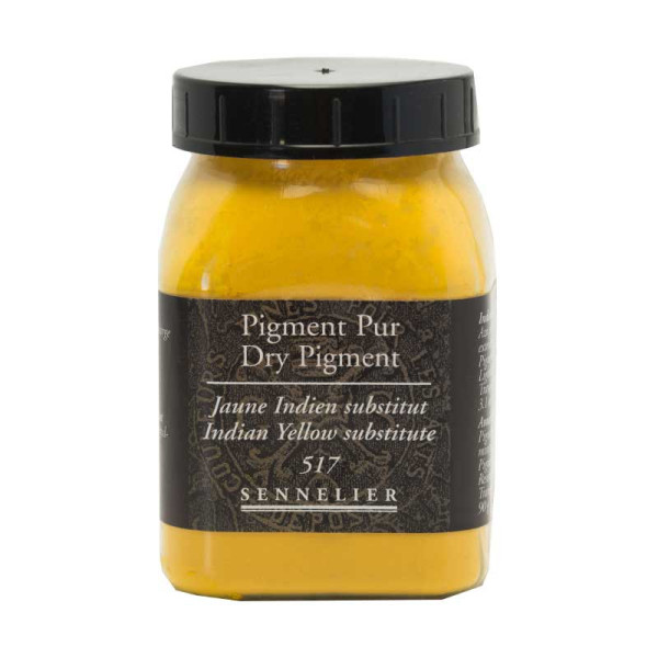 photo-Pigment en poudre - Sennelier - Jaune Indien Substitut - Pot de 200 ml