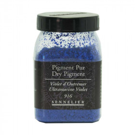 photo-Pigment en poudre - Sennelier - Violet d'Outremer - Pot de 200 ml