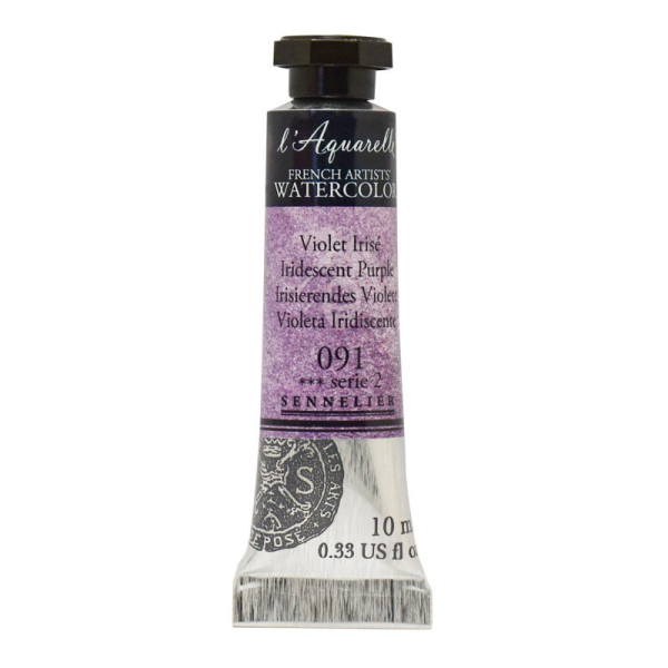 photo - Aquarelle extra-fine - Violet irisé - tube 10 ml - Sennelier