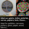 Dot painting - Accessoires + embouts - 24 pièces - Peinture créative - Aladine