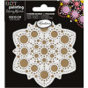 photo-Pochoir - Pour dot painting - Mandala - 10cm - Forme en bois + support - Aladine
