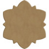 Pochoir - Pour dot painting - Mandala - 10cm - Forme en bois + support - Aladine
