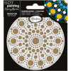 photo-Pochoir - Pour dot painting - Mandala - 10cm - Forme en bois + support - Aladine