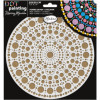 photo-Pochoir - Pour dot painting - Mandala - 20cm - Forme en bois + support - Aladine