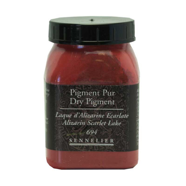 photo-Pigment en poudre - Sennelier - Laque Alizarine Ecarlate - Pot de 200 ml