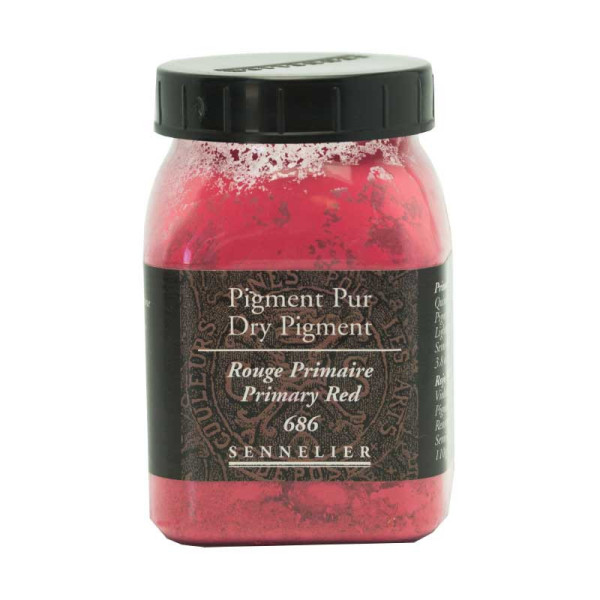 photo-Pigment en poudre - Sennelier - Rouge primaire - Pot de 200 ml