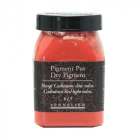 photo-Pigment en poudre - Sennelier - Rouge Cadmium Clair - Pot de 200 ml