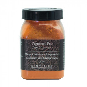 photo-Pigment en poudre - Sennelier - Rouge Cadmium Orange - Pot de 200 ml