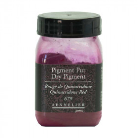 photo-Pigment en poudre - Sennelier - Rouge de Quinacridone - Pot de 200 ml