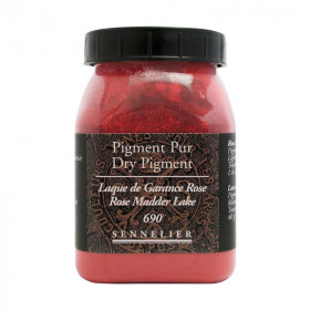 photo-Pigment en poudre - Sennelier - Laque Garance Rose - Pot de 200 ml