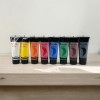 Peinture acrylique - Couleurs standard - 8 tubes de 22ml - Set d'initiation - AMT