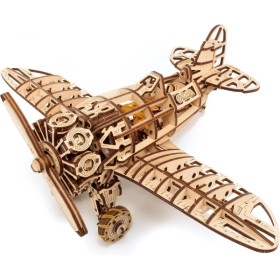 photo - Maquette - 3D - Avion - Bois - 42x28x15cm - A assembler - 346 pièces - Dès 14 ans