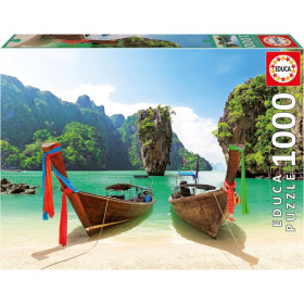photo - Puzzle - 1000 pièces - Ile de James Bond - 68 x 48 cm - Dès 14 ans - Educa