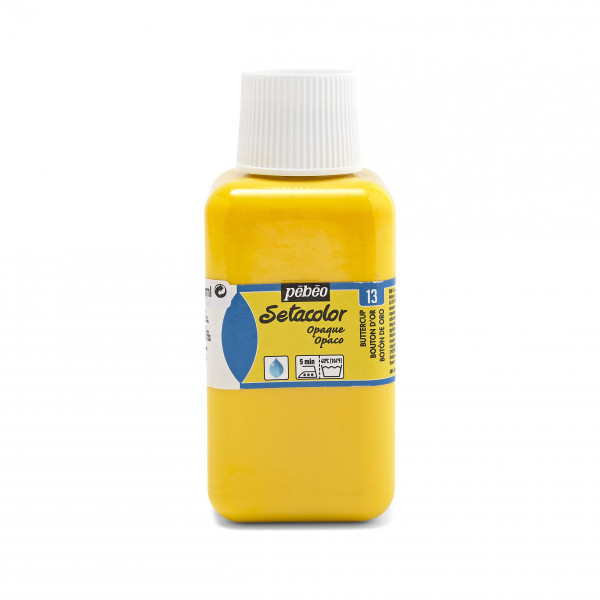 photo - Pot de peinture pour tissu - Textile - Bouton d'or - Pébéo - Setacolor - 250ml