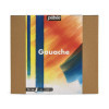 photo - Peinture gouache - Beaux-arts - Coffret 24 tubes de 20ml + 2 pinceaux - Pébéo