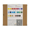 Peinture gouache - Beaux-arts - Coffret 24 tubes de 20ml + 2 pinceaux - Pébéo