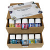 Peinture tissu - Pour tissus clairs - Coffret 10 pots 45ml + accessoires - Setacolor - Pébéo
