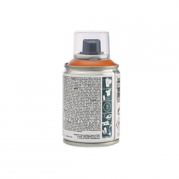 Bombe de peinture - Tissus - Textile - Orange - Sans solvant - Pébéo - 100ml