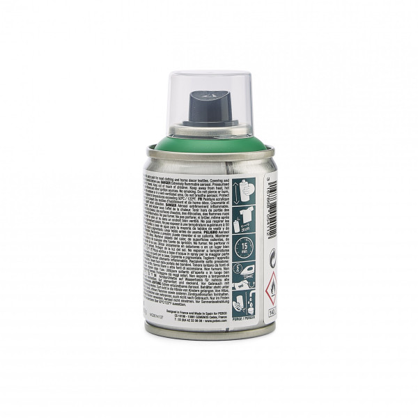 Bombe de peinture - Tissus - Textile - Vert - Sans solvant - Pébéo - 100ml