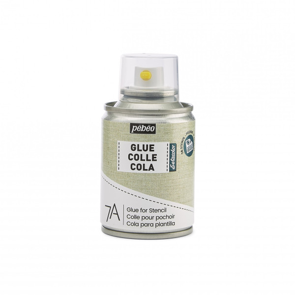photo - Colle - Repositionnable - Pour tissus : coton, jean, lin - Bombe de 100ml - Setacolor - Pébéo