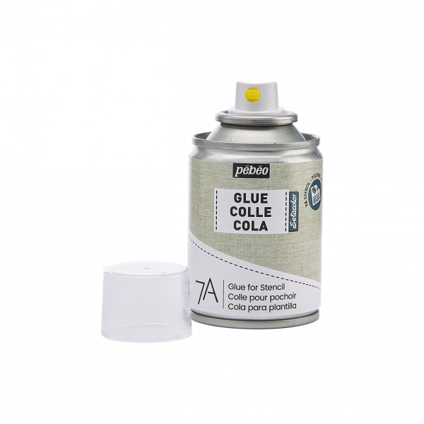 Colle - Repositionnable - Pour tissus : coton, jean, lin - Bombe de 100ml - Setacolor - Pébéo