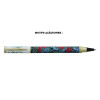 photo-Stylo roller - Encre bleue effaçable - Rechargeable - Motifs tropicaux colorés - RollInk