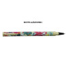 Stylo roller - Encre bleue effaçable - Rechargeable - Motifs tropicaux colorés - RollInk