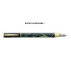 Stylo plume - Encre bleue effaçable - Motifs Green Addict - PlumInk