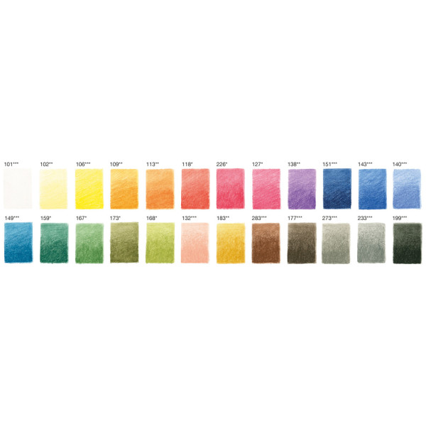 24 crayons de couleur pastel - Beaux-arts - Pitt Pastel - Faber-Castell