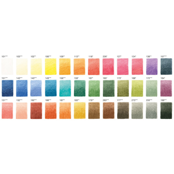 36 crayons de couleur pastel - Beaux-arts - Pitt Pastel - Faber-Castell