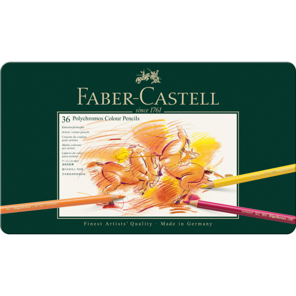 photo-36 crayons de couleur - Beaux-arts - Polychromos - Faber-Castell
