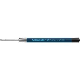 photo-Recharge pour stylo bille - Noir - Pointe extra-large - Slider 755 XB - Schneider