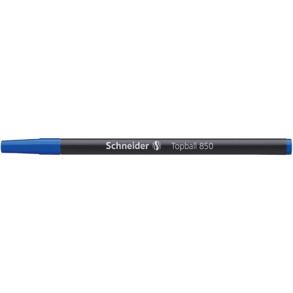 Recharge pour stylo roller - Bleu - Pointe 0,5mm - Topball 850 - Schneider