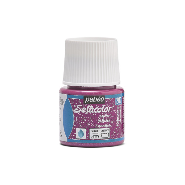 photo - Peinture pour tissus - Tourmaline - 207 - Pour tissus clairs - Pébéo - Setacolor - 45ml