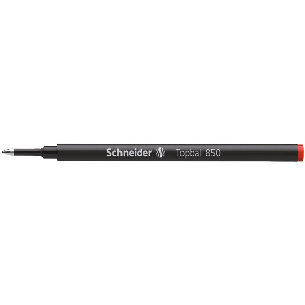 photo-Recharge pour stylo roller - Rouge - Pointe 0,5mm - Topball 850 - Schneider