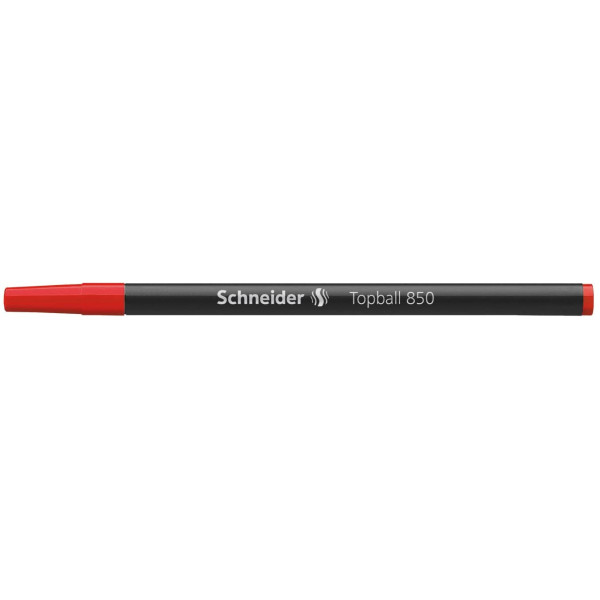 Recharge pour stylo roller - Rouge - Pointe 0,5mm - Topball 850 - Schneider