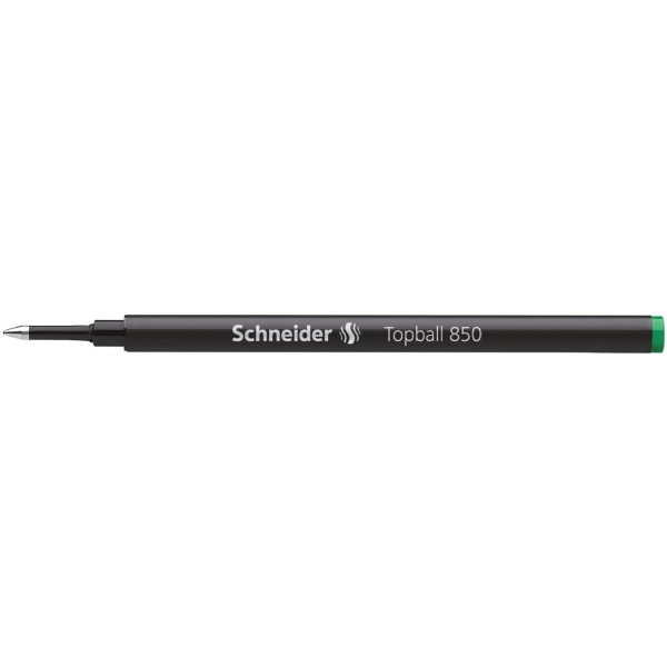 photo-Recharge pour stylo roller - Vert - Pointe 0,5mm - Topball 850 - Schneider