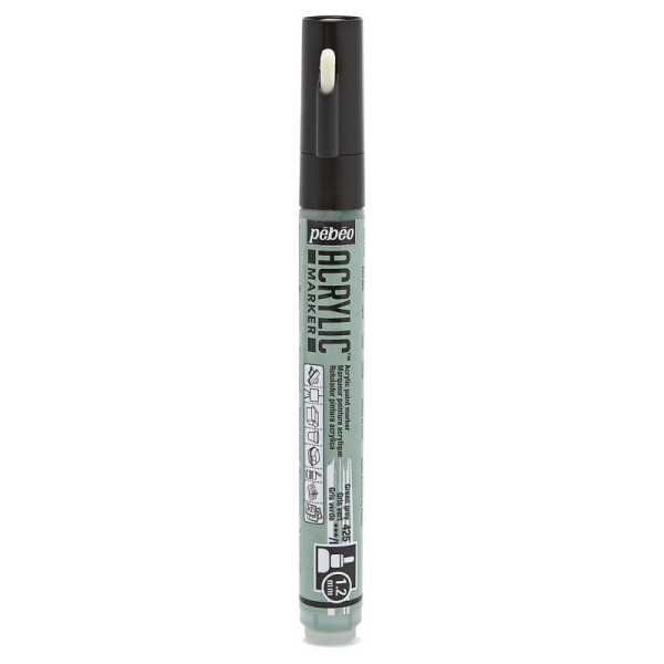 photo - Feutre - Marqueur - Acrylic Marker - Pébéo - Gris vert - 425 - 1,2mm