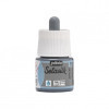 photo- Peinture sur soie - Gris argent - 25 - Pébéo - Setasilk - Flacon de 45ml