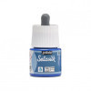 photo - Peinture sur soie - Bleu azur - 14 - Pébéo - Setasilk - Flacon de 45ml