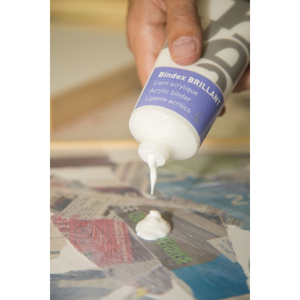 Liant brillant - Médium pour peinture acrylique - Bindex - Pébéo - 100ml