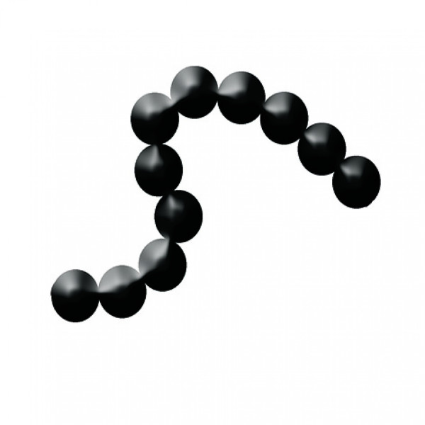 Peinture pour tissus - Noir - Effet Brod'perle - Pébéo - Setacolor - Tube 20ml