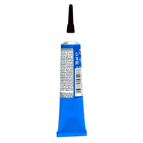 Peinture pour tissus - Argent - Effet Brod'perle - Pébéo - Setacolor - Tube 20ml