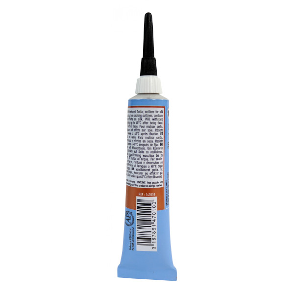 Peinture pour soie - Cuivre - Pébéo - Setasilk - Gutta à l'eau - Tube de 20ml