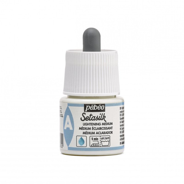 photo - Médium - Peinture sur soie - Éclaircissant - Pébéo - Setasilk - 45ml
