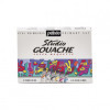 photo - 6 tubes de peinture - Gouache - Couleurs primaires - Beaux-arts - Pébéo studio - 20ml