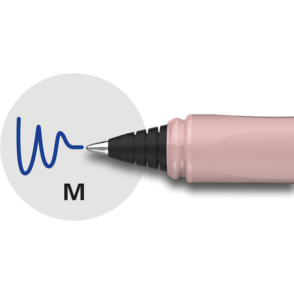 Stylo roller - Rechargeable - Pointe moyenne - Rose brillant - Ceod Shiny - Schneider