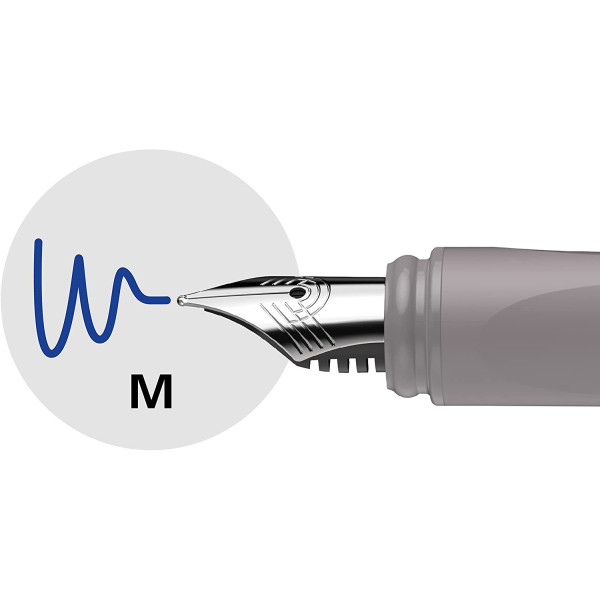Stylo plume - Pointe moyenne - Argent brillant - Ceod Shiny - Schneider