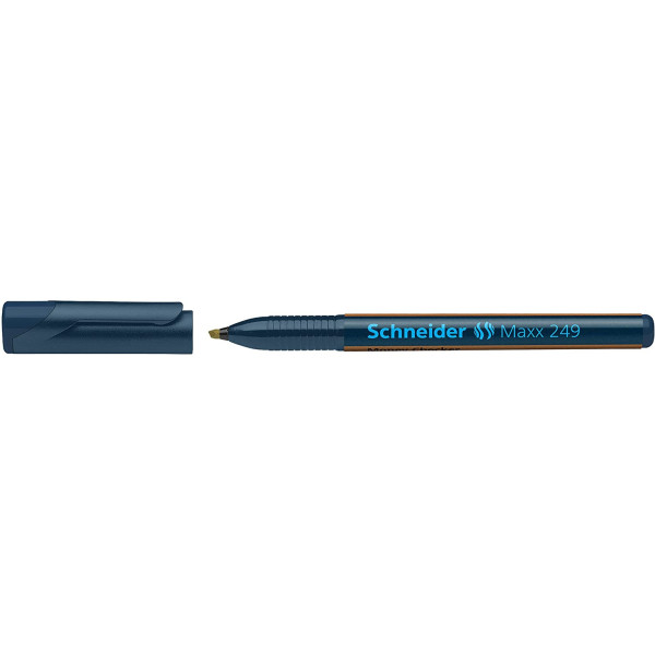 Stylo détecteur de billets de banque - Encre spéciale bleue - Schneider - Maxx 249