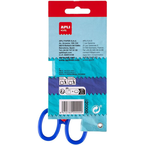 Ciseaux créatifs - Zig-zag - Enfant - 13,5cm - Sécurité - Dès 4 ans - Loisirs créatifs